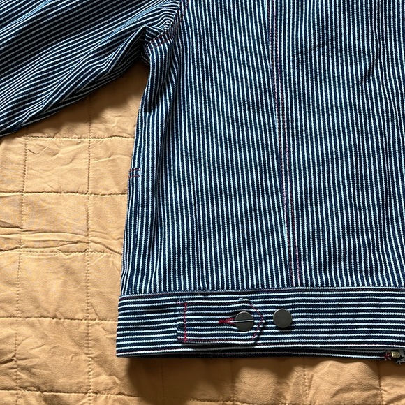 NWOT Lykke Wullf Railroad Striped Jacket - Picture 5 of 6